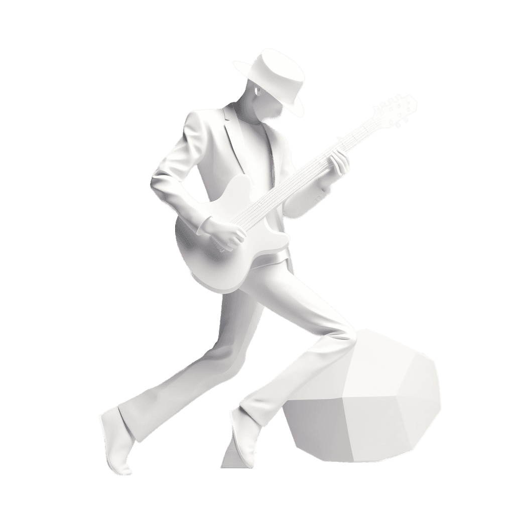 Musician with violin