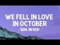 we fell in love in october